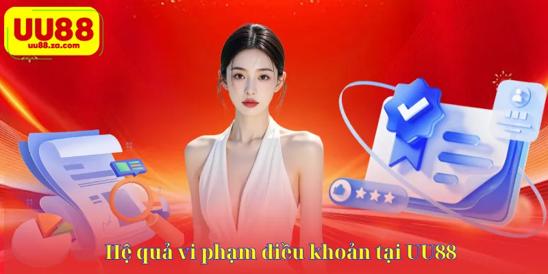 Hệ quả vi phạm điều khoản tại UU88